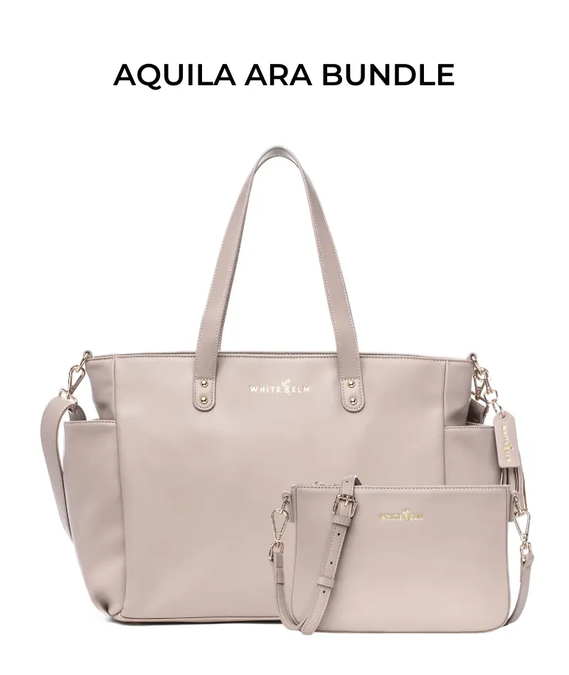 AQUILA + MATCHING ARA CROSSBODY CLUTCH