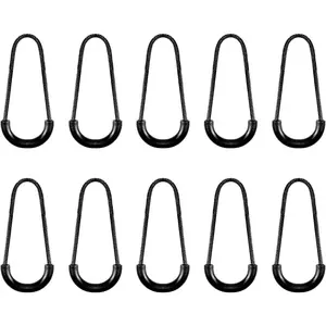 24 count Black U-Shape Nylon Zipper Pulls, Heavy Duty Zipper Tags for North  Backpack , Cord Extension for Luggage Purse
