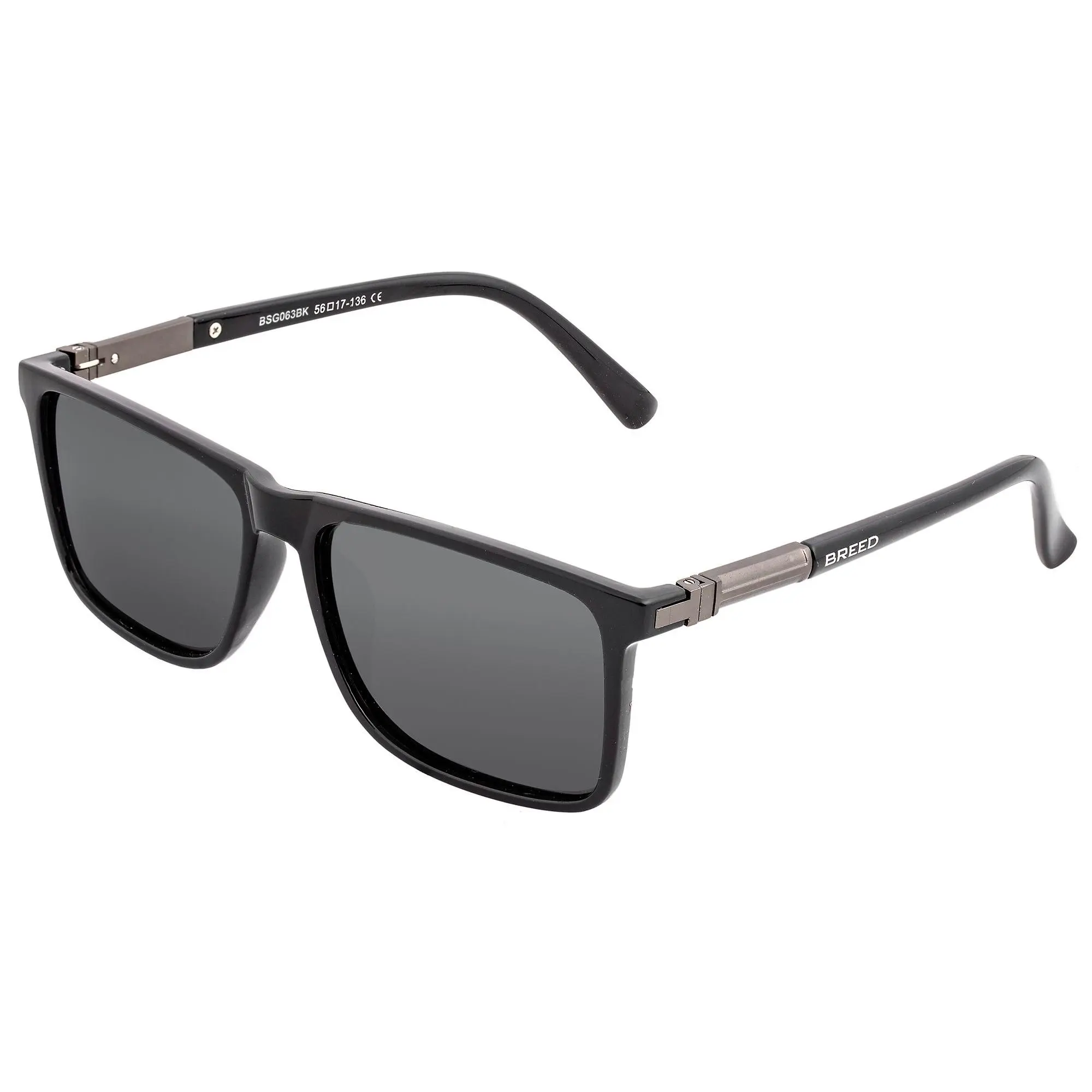 Breed Men's Polarized Wayfarer Sunglasses - Caelum Breed Men's Polarized Wayfarer Sunglasses - Caelum