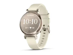 Garmin Lily 2 Cream Gold with Coconut Silicone Band