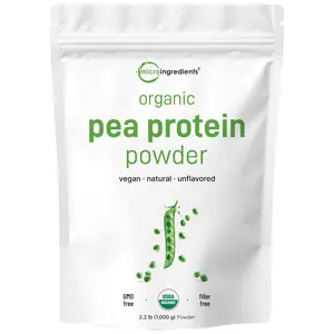 Micro Ingredients Organic Pea Protein Powder 2.2 Pound