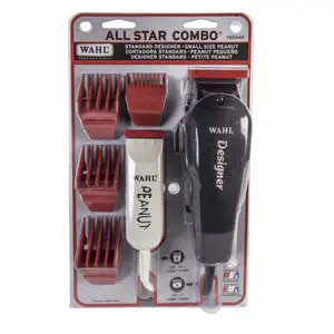Wahl Designer & Classic Peanut All Star Combo Set 8331 – Versatile Clipper & Trimmer Combo for Professional Grooming