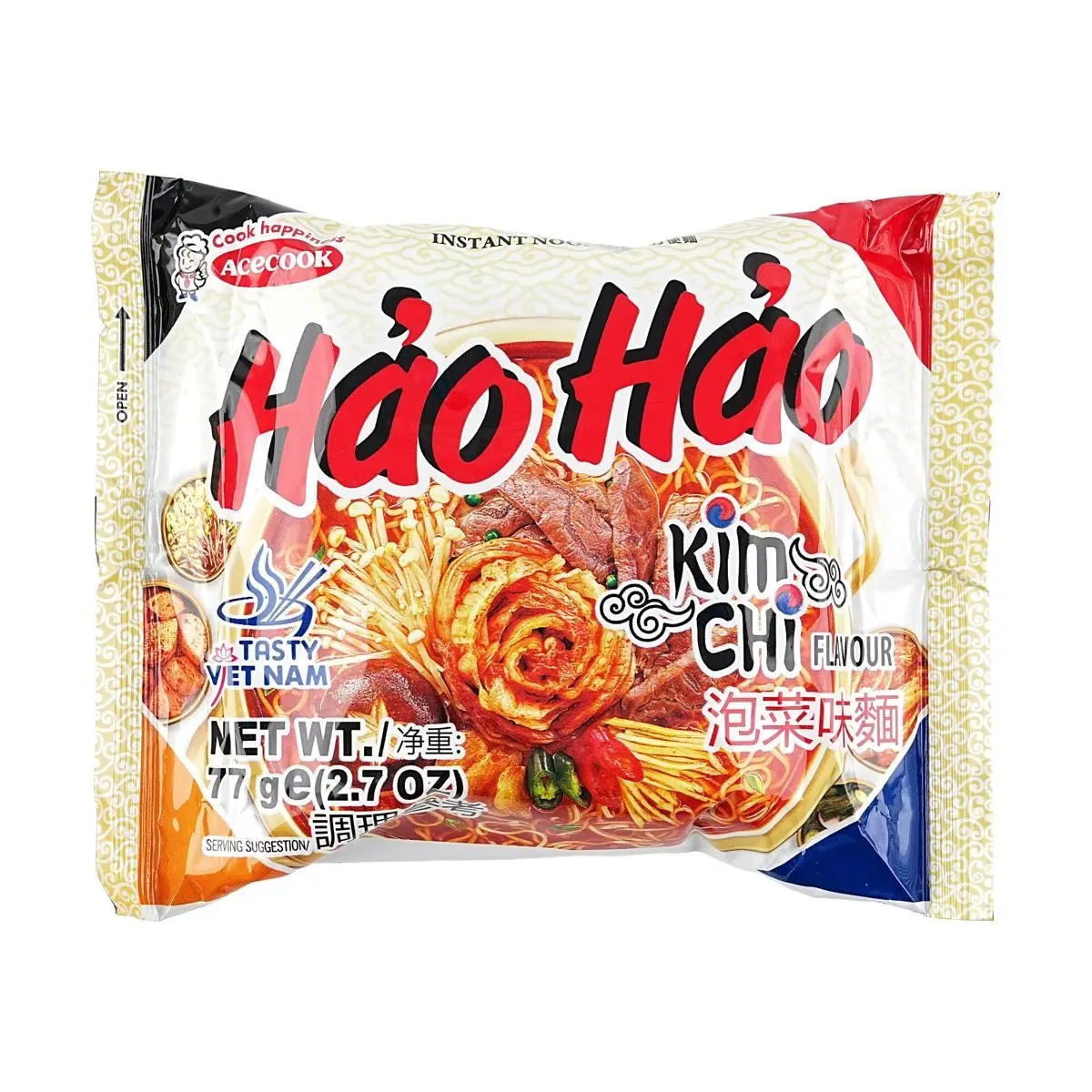Acecoom Vietnam Hao Hao Kimchi Instant Noodles , 2.7 oz