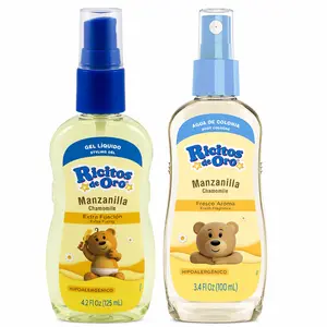 Ricitos de Oro Chamomile Hair & Freshness Set | Styling Gel + Body Cologne | Hypoallergenic