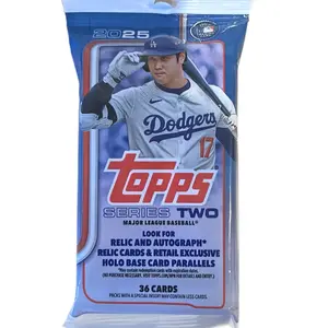 Topps 2025 Series 2 (36 Cards) Pack - Complete Your Baseball Card Set With These Collectors Cards