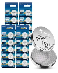 Philips CR2430 3V Lithium Button Battery 20 Pack! 10 Year Shelf Life, Child Safe—Perfect for Key Fobs & Home Gadgets