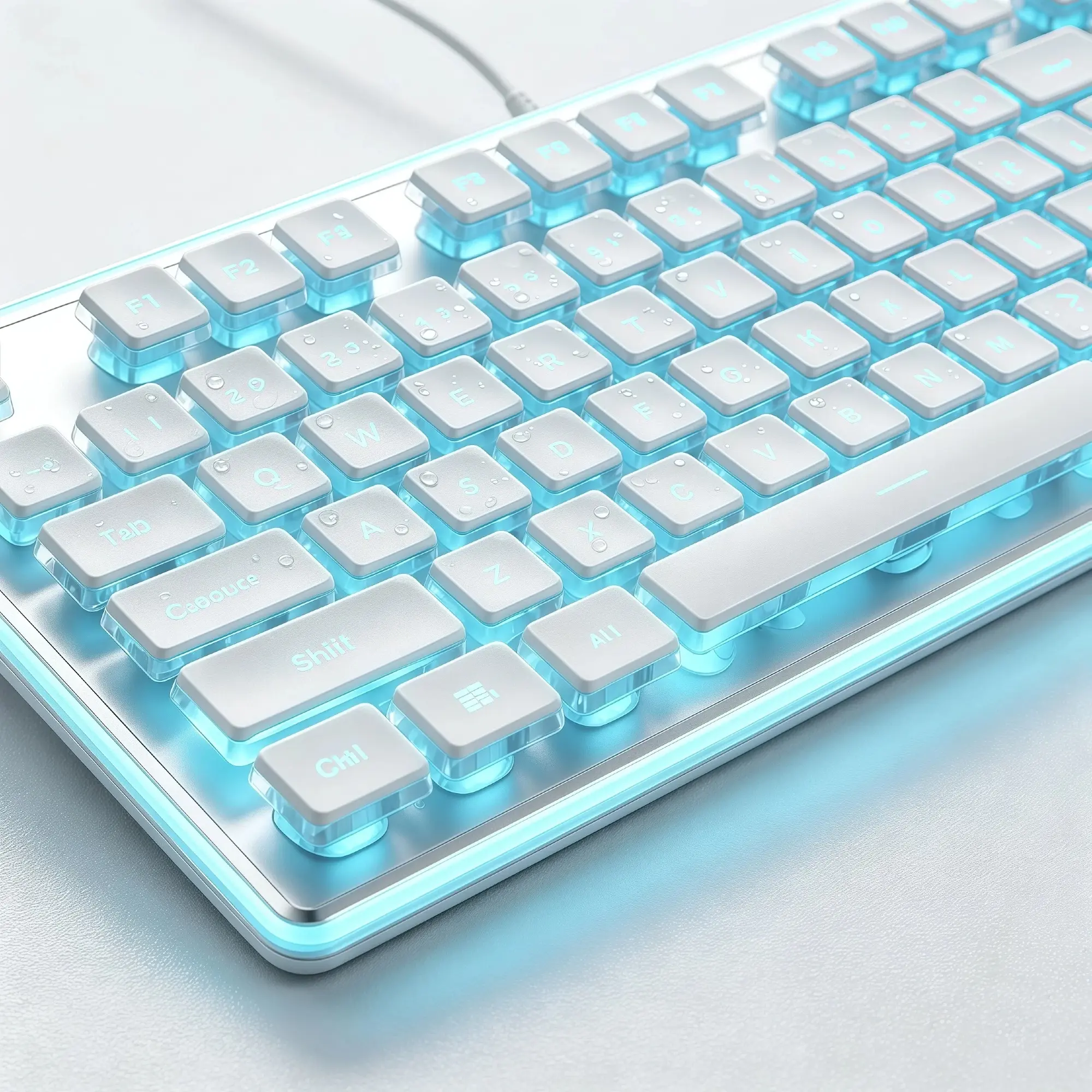 lovely Aesthetic Wired Keyboard with Pudding Keycaps, 104-Key Full Size Backlit USB Computer Keyboard with Premium Aluminum Panel, Pink & White Keyboard for Desk Setup, Home Office, Study and Laptop Workspace gaming