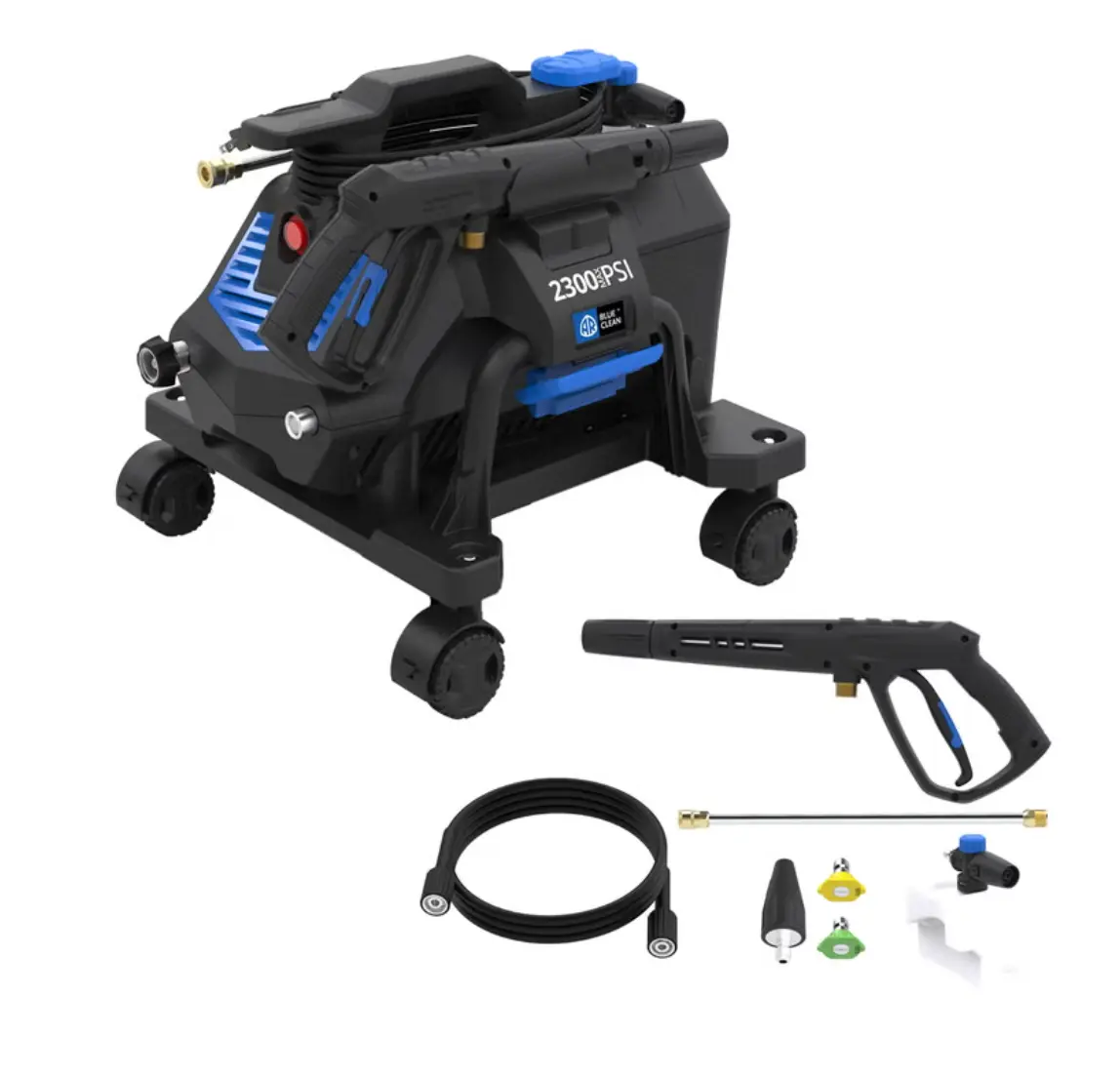 AR Blue Clean XWM2300 2300 PSI 1.3 GPM, 3-In-1 Electric Pressure Washer