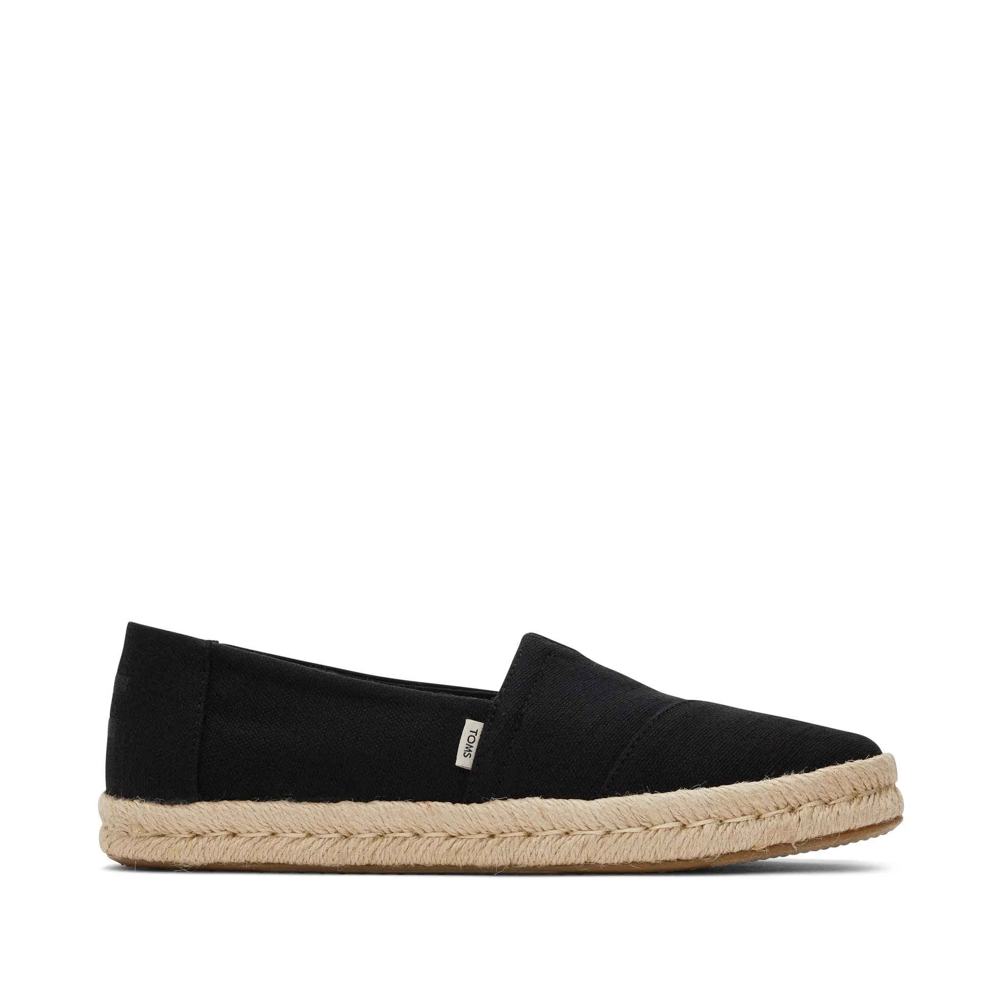 Alpargata Rope 2.0 Black Recycled Cotton Espadrille
