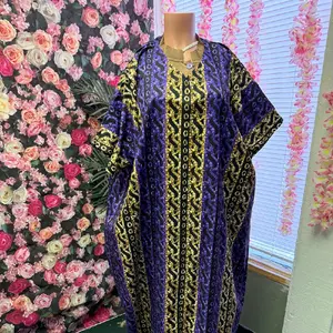 Zurielps Fashion casual kaftan dress comes with side pockets