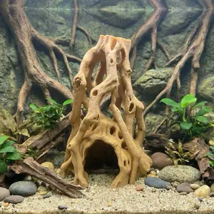 Aquarium Terrarium Tall Mangrove Root Cave