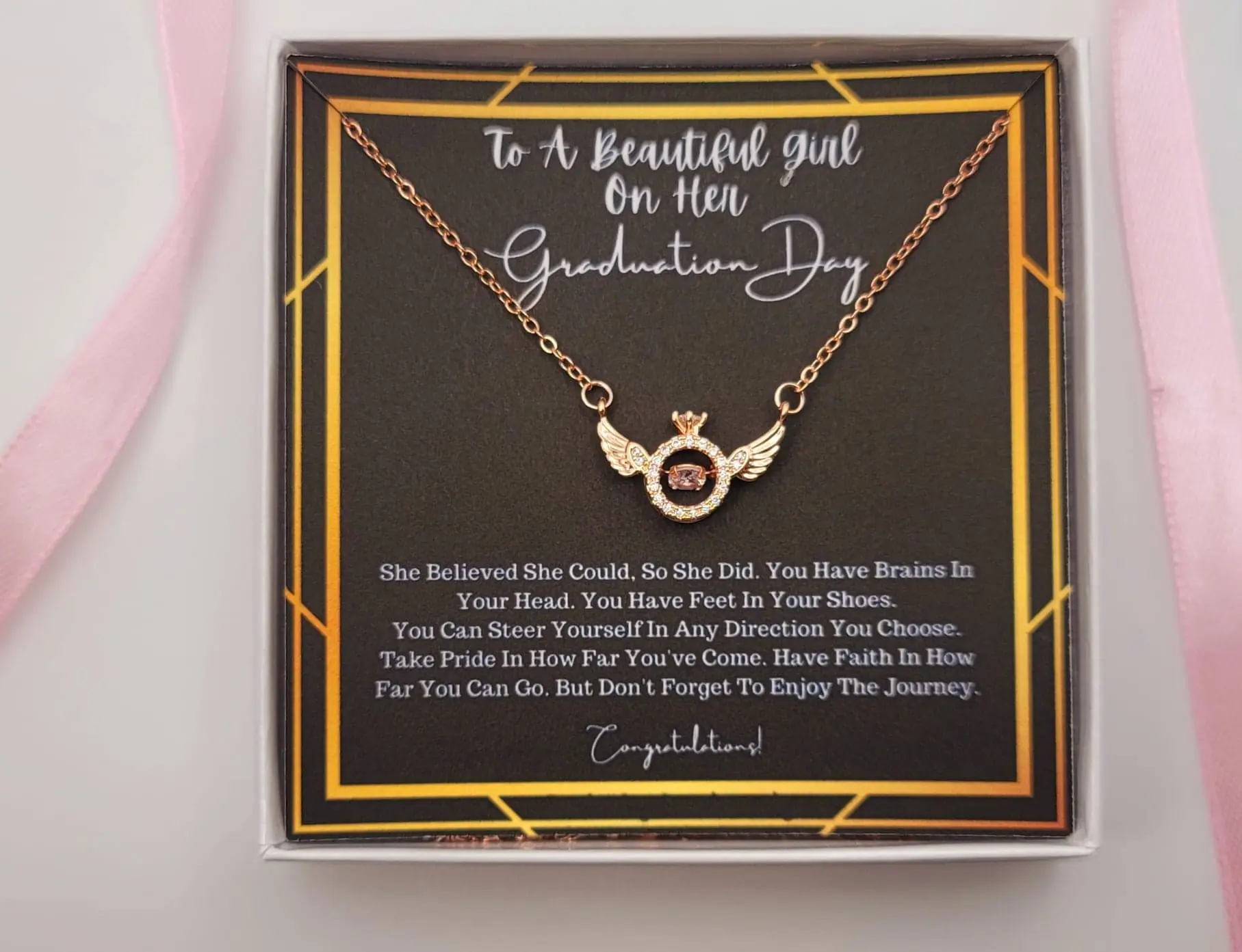 Graduation Gift Necklace, Graduation Gift for Her, College Graduation Gift for Her