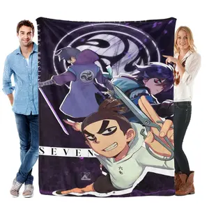 Scissor Seven Killer Seven Blanket Cosplay Quilt for Fans Bed Couch Throw Decor Unisex Gift for Father Movie Night Watch Party Anime Convention Birthday Present
