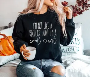 Regular Cool Aunt Sweatshirt, Auntie Sweaters, Aunt T Shirt, Mother's Day Sweatshirts, Gift For Aunt, Aunt Birthday Sweaters, Funny Aunt Tee