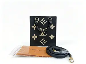 Pre-owned LV Monogram Eclipse Mini Sac Plat Bag D0132