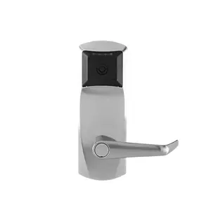 Dormakaba E-Plex E79N2031 Electronic RFID PROX Cylindrical Lock for Dorm, US26D - Satin Chromium Plated (626), 2 3/4" Backset, 1/2" Latch