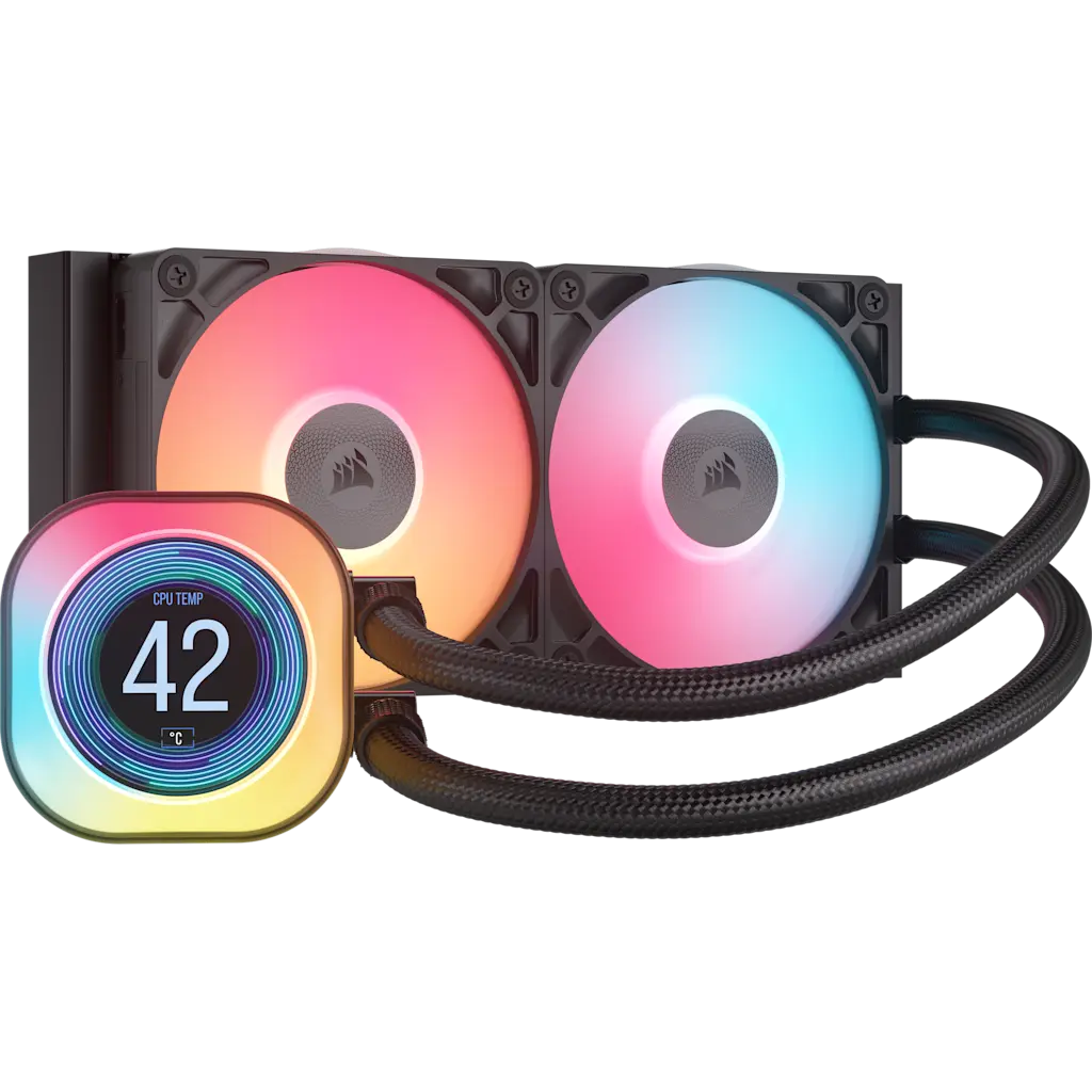 iCUE LINK TITAN 240 RX LCD Liquid CPU Cooler