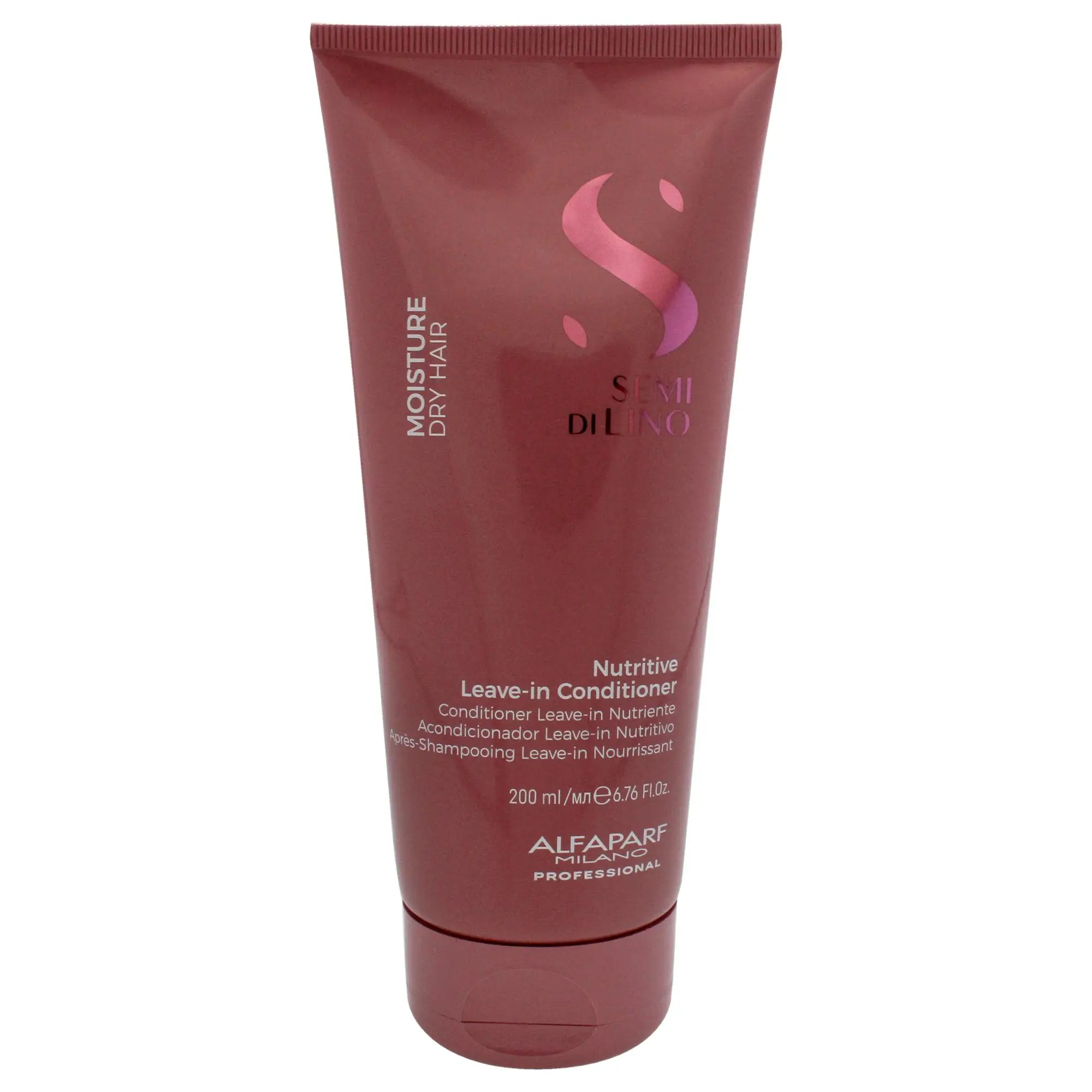 Alfaparf Milano Semi Di Lino Moisture Nutritive Leave-In Haircare Conditioner, Unisex, 6.76 oz - Apply After Wash Beauty & Personal Care Product