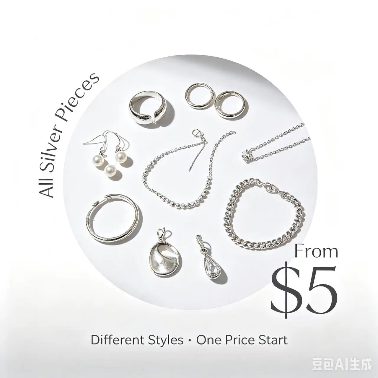 999 Fine Silver Bangles, 999.9 Solid Silver Fashion Costume Jewelry Bracelets