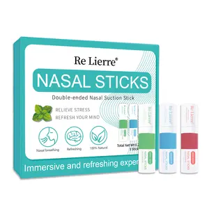 3 Pack Nasal Stick,Nasal Inhaler Stick,Nose Inhaler Boost Energy Set,Inhaler, Watermelon Oils + Menthol Inhaler (Mint), Sinus & Congestion Relief, Daily Relaxation, Stress Relief, Pure Natural Ingredients