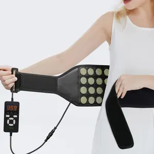 UTK Infrared Heating Pads, Electric Heat Pad Belt with 20 Jade Stones, Heat Pads for Lower Back, Auto Off, Smart Temperature & Time Controller with Memory Function