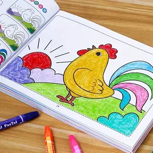 1 set of 48-page educational coloring books for kids, Learn about shapes, animals, fruits, cars and more, Develop fine motor skills & creativity.Gift for birthdays, easter, party favors, plane rides, preschool learning christmas, Art Markers Pen