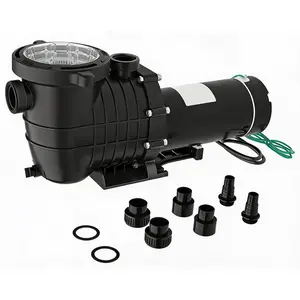 High Performance Above Ground Swimming Pool Pump, Built-in Strainer Basket Efficient Water Circulation Replacement Pool Water Circulation Pump