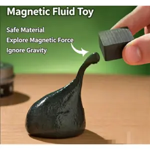Magnetic fluid decompression toy