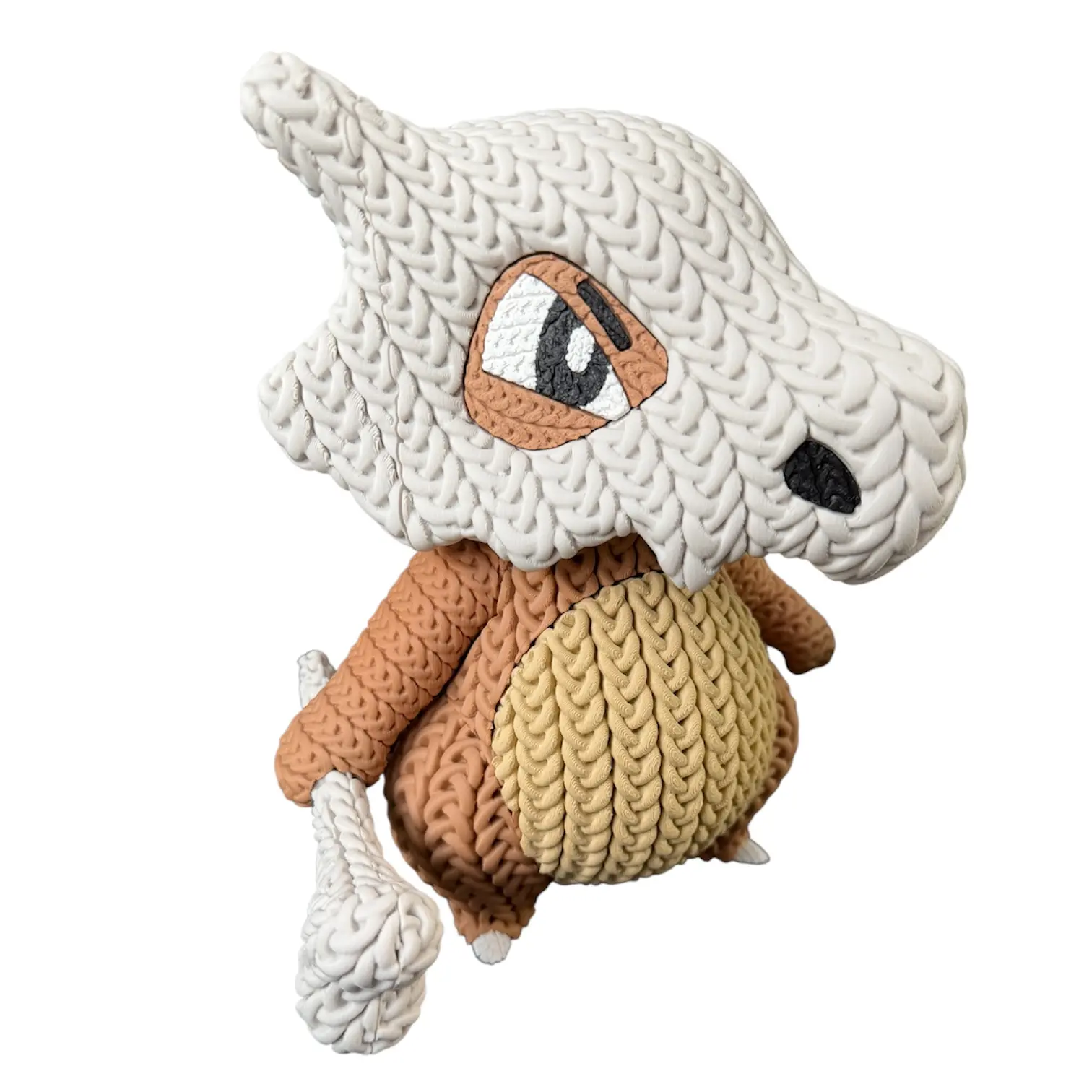 Cubone Knitted - Inspired 3D Printed Collectible