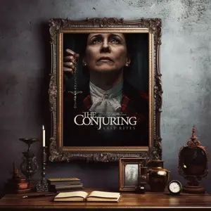 The Conjuring (2025) Movie Poster, The Last Rites Print, Film Prints, Scary House Decor