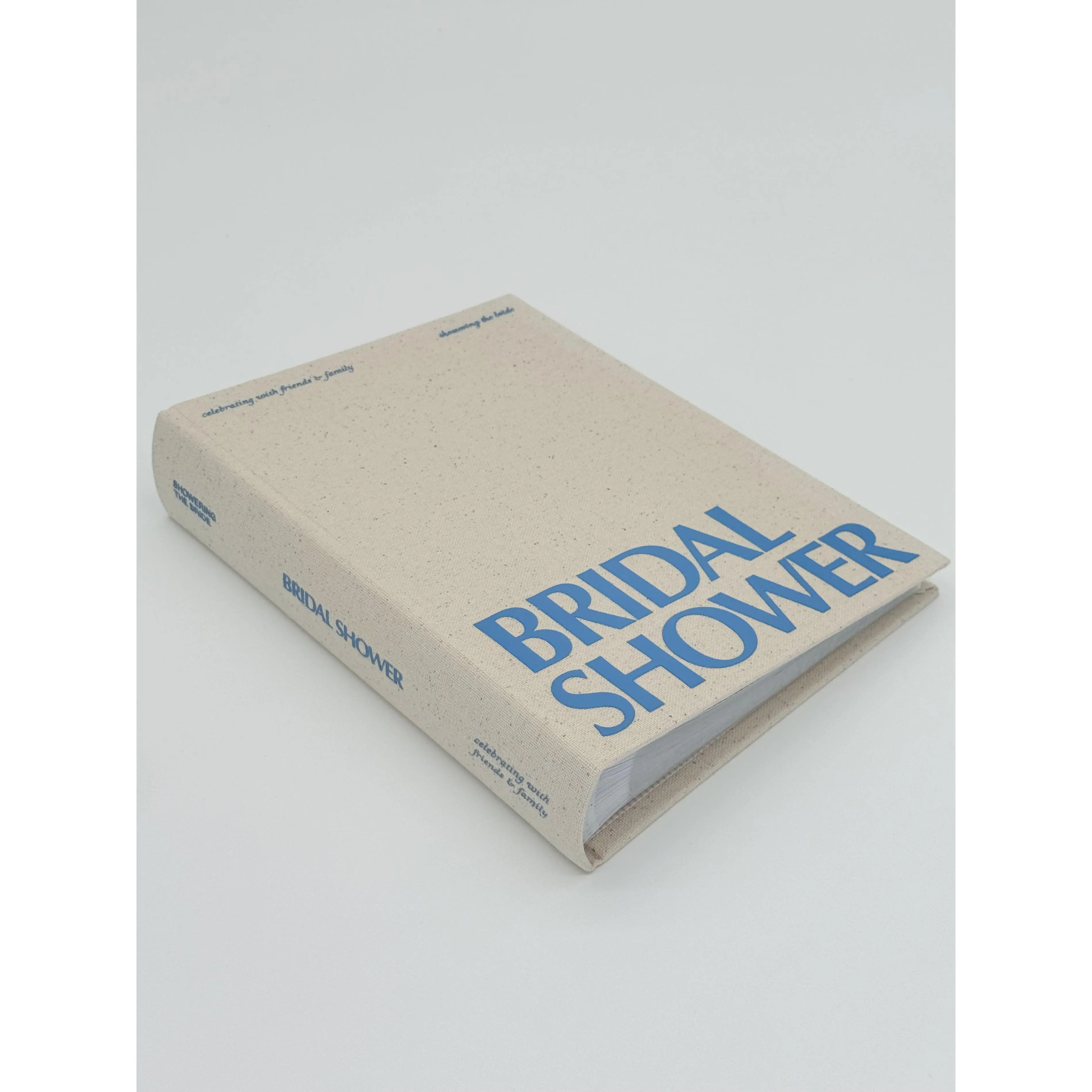 Linen Bridal Shower Photo Album