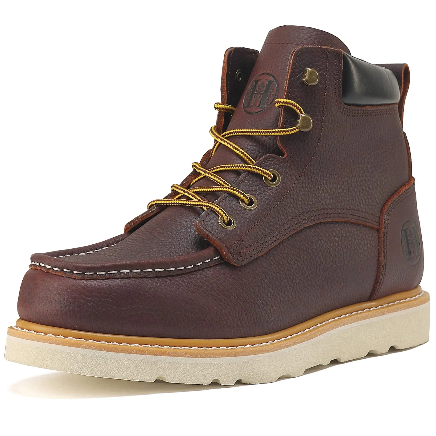 Men's 6" Soft Toe Slip Resistant Anti-Fatigue Puncture-proof EH Work Boots, 305