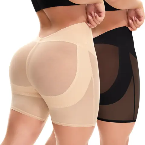Low Back Shapewear Shorts for Women Tummy Control Panties, Seamless Backless Body Shaper, Butt Lifting Invisible Womenswear Underwear
