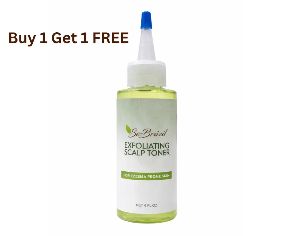 Se-Brazil Exfoliating Scalp Toner for Dry, Flaky Scalp & Buildup | Pre-Shampoo Scalp Exfoliator, 4 fl oz