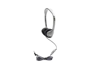 HamiltonBuhl SchoolMate On-Ear Stereo Headphone with Leatherette Cushions & In-line Volume