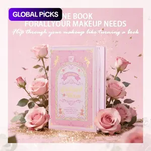 New Year Makeup Set, Five-Layer Beauty Book, Eyeshadow, Blush, Highlighter, Contouring Powder, Lipstick, Multi-Functional Cosmetic Gift Box, Makeup Palette Set