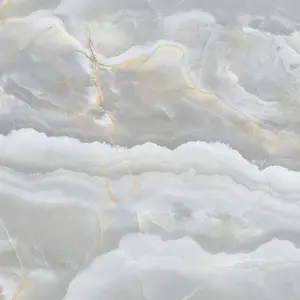 My Luxury Flooring MK GLOSSY Endmatch 05 Grey Porcelain Tiles - 24 x 48 Inch Grey Wood Look Seamless End Match Design - Glossy Finish Wall & Floor Use | 15.5 Sq-ft per box | Pallet of 10 Boxes (155 sq-ft)