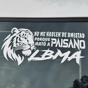 LBMA – Tigre Letal | Sticker de Lealtad y Advertencia