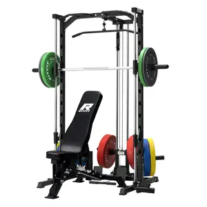 New RitFit PSR05 Smith Machine Home Gym Package with 13 Accessories Included smith machine squat machine power rack Strength Training Equipment Lat Pulldown System, Lat Pulldown Machine, Home Exercise Machine