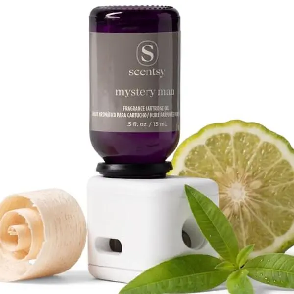 Scentsy Mystery Man Fragrance Cartridge Diffuser Refill, 15 mL
