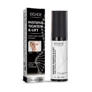 EELHOE Instant Tighten & Lift Essence with Hyaluronic Acid & Vitamin C 30ml Reduce Wrinkles & Fine Lines Firming Moisturizing Lifting Skin organic  skin  care