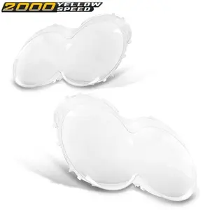 Clear Headlight Lens Covers Fit For 2003-2008 Benz W230 SL500 SL600 SL55 Left+Right