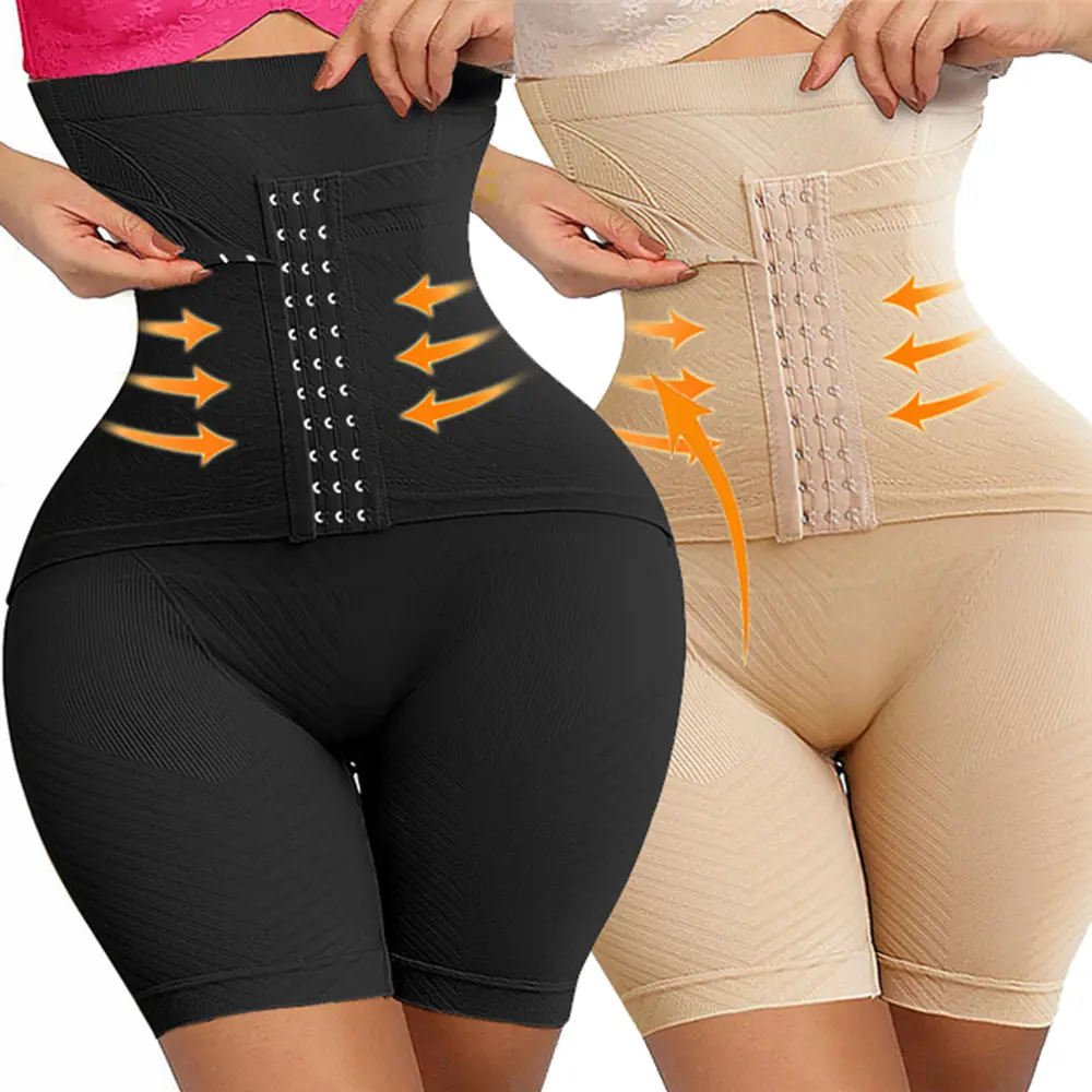 Womens Compression Butt Lifter Panties Tummy Control Shapewear Waist Trainer High Waist Stomach Body Shaper Girdle Underwear