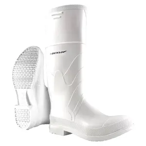 Dunlop Concrete Boots - White Waterproof boots for Construction & Industrial Use