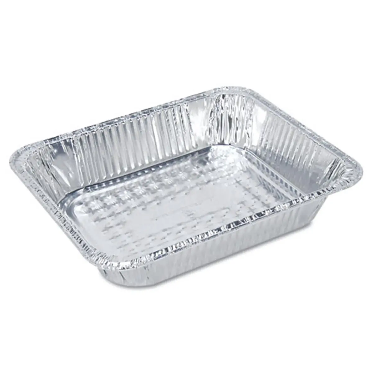 Handi Foil HFA 206030 Disposable Aluminum Bakeware Rectangular Sheet Pan, 1.5 lbs Capacity, 7-1/16x5-1/8x1-11/16 in Disposal Container with High Quality Components, 500 pcs Case, 7-1/16 X 5-1/8 X 1-11/16