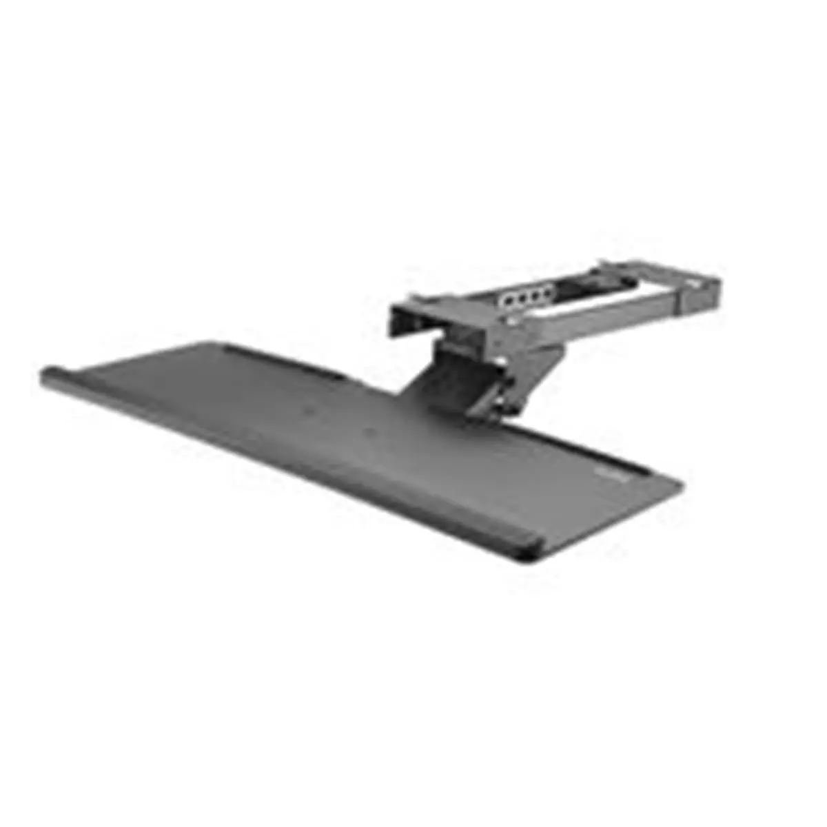 Startech Adjustable Under-Desk Keyboard Tray (KBTRAYADJ) - 20° Swivel Angle, -30° Tilt Angle Range, 4.41 lbs Capacity, 67x255 mm Width, 2.64x10 inches Dimensions, 8.46 inches Height, 14.1 lbs Weight, for Computers & Office Equipment, Laptop Stands & Trays