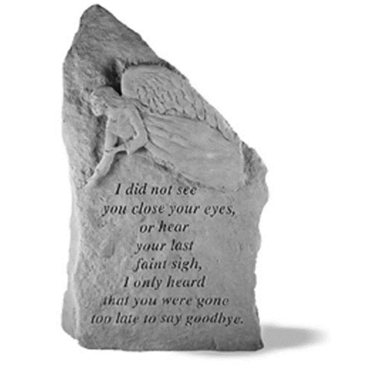 Kay Berry Inc. Angel Memorial Plaque - "I Did Not See You Close Your Eyes" Home Decor Sign, 14.75 in x 8.5 in, Signs