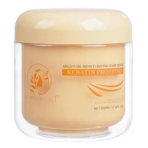 Aomimegel Treatment Deep Repair Conditioning Argan Oil Collagen Hair Mask Essence for Dry Damaged Hair All Hair Types 500ml Recovery Hair Mask Natural Haircare Formula