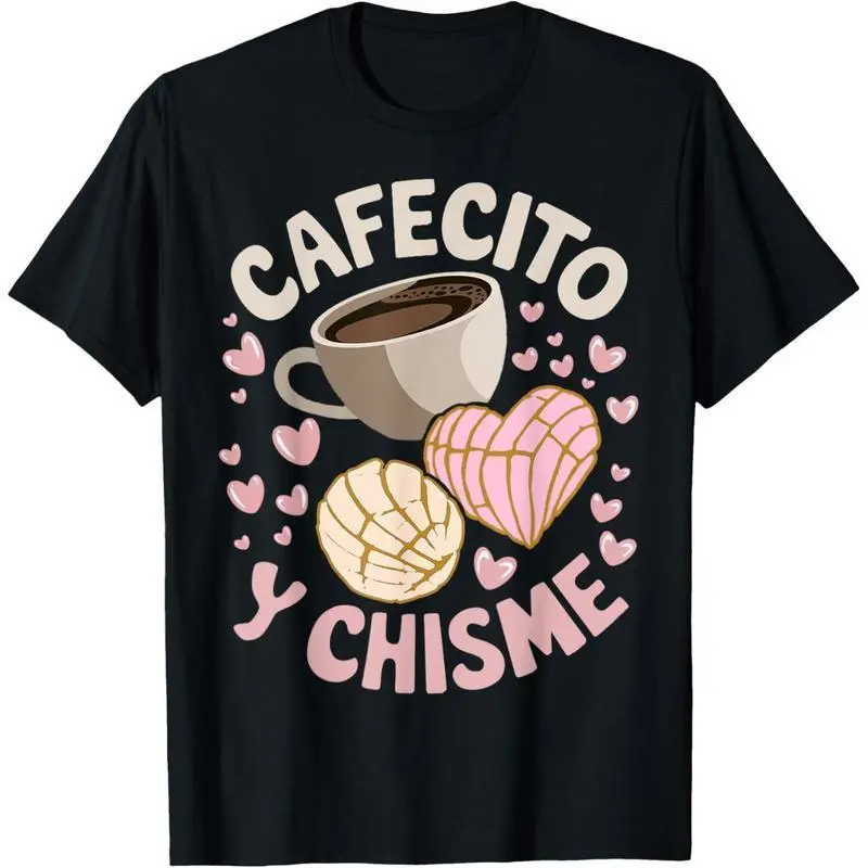 Concha Graphic T Shirt Unisex 100% Cotton Tee Mexican Sweet Bread Pan Dulce Food Print Latina Culture Casual Shirt # outdoor casual men Breathable Classic