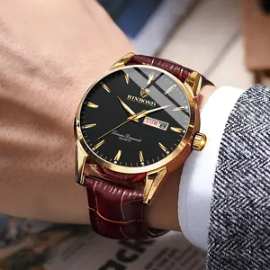 Double Calendar Waterproof Quartz Watch Men